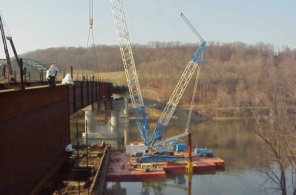Big German Crane Makes Barge Debut
