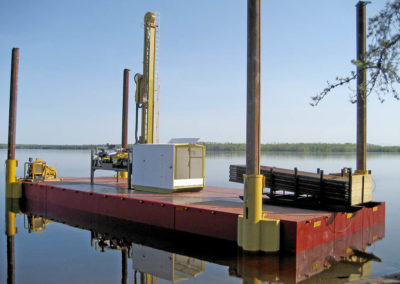 4-Spud Barge for Core Drilling