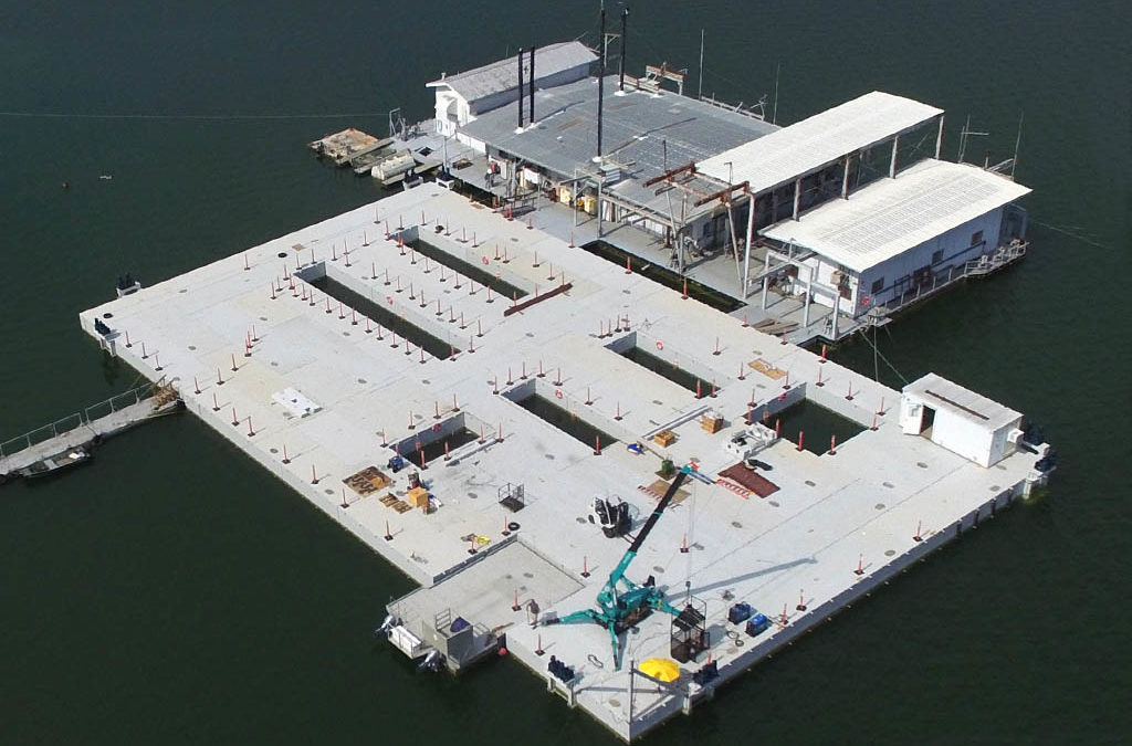 Floating Foundation for Research Center