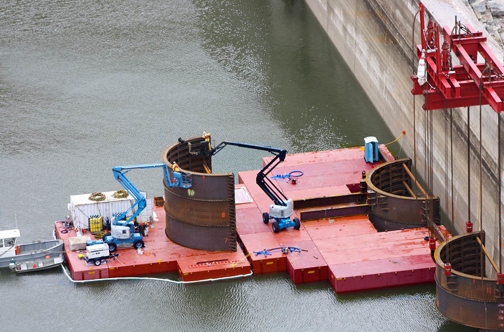 Shaped Configurations Carry Coffer Dam