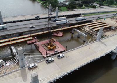 300-ton Crawler on Brazos River