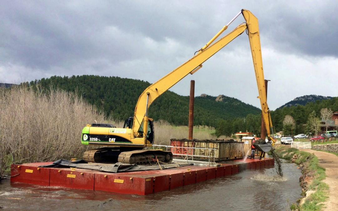 Excavating Evergreen Lake