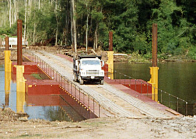 Floating Bridge for 320-foot Crossing
