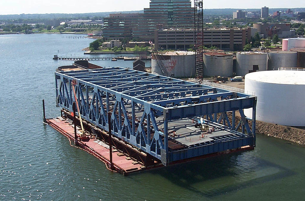 3,000-ton Bridge Span Transport