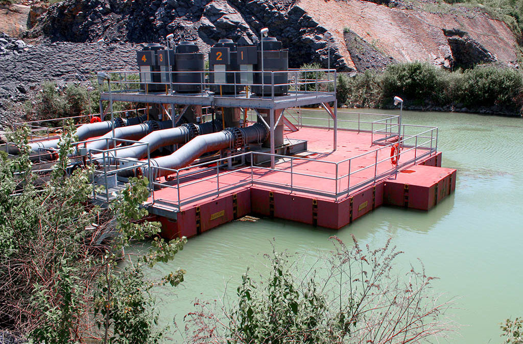 Pontoon Pump Platform